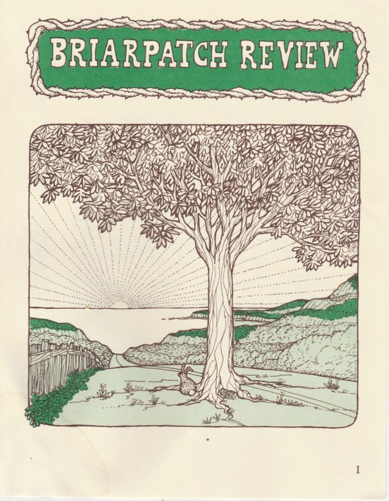 Page 1, Cover Image. Issue 2, Spring, 1975